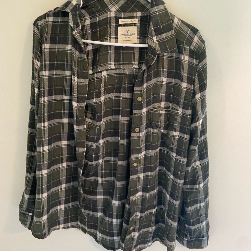 American eagle super soft boyfriend flannel